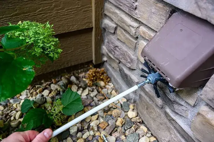 cleaning a dryer vent